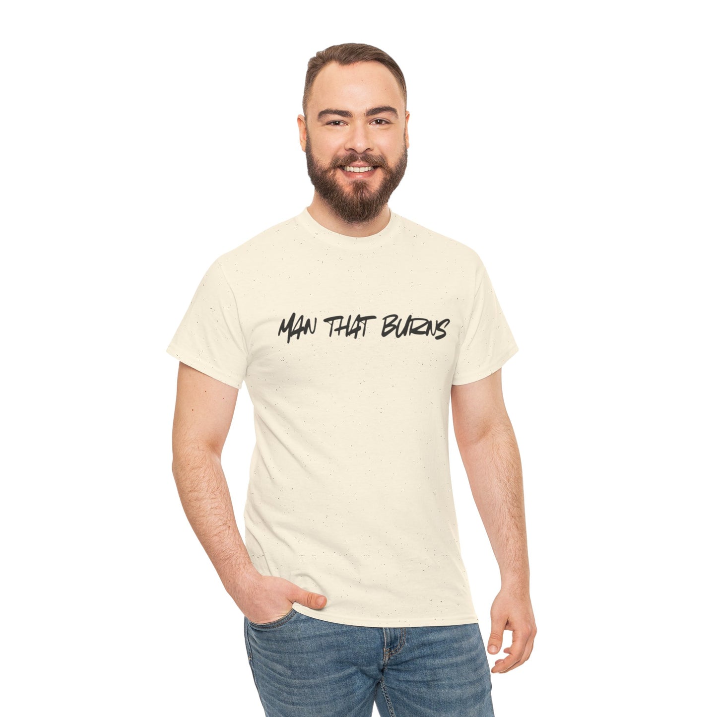 MAN THAT BURNS T-Shirt Missouri Edition– "Man That Burns" Graphic Tee (King of the Ozarks)