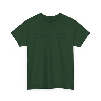 King of the Ozarks T-Shirt — Minimal Vintage Typography White Tee