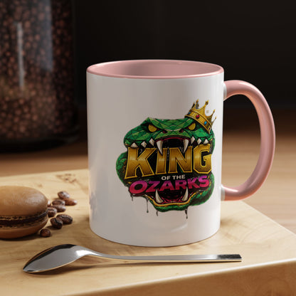 King of the Ozarks Coffee Mug — Crowned Snake Accent Mug (11/15oz)