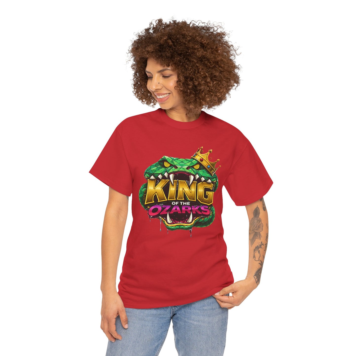 KING OF THE OZARKS Logo T-Shirt — Snake Crown Graphic Tee