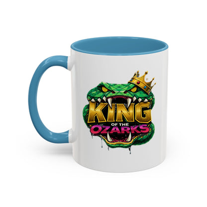 King of the Ozarks Coffee Mug — Crowned Snake Accent Mug (11/15oz)