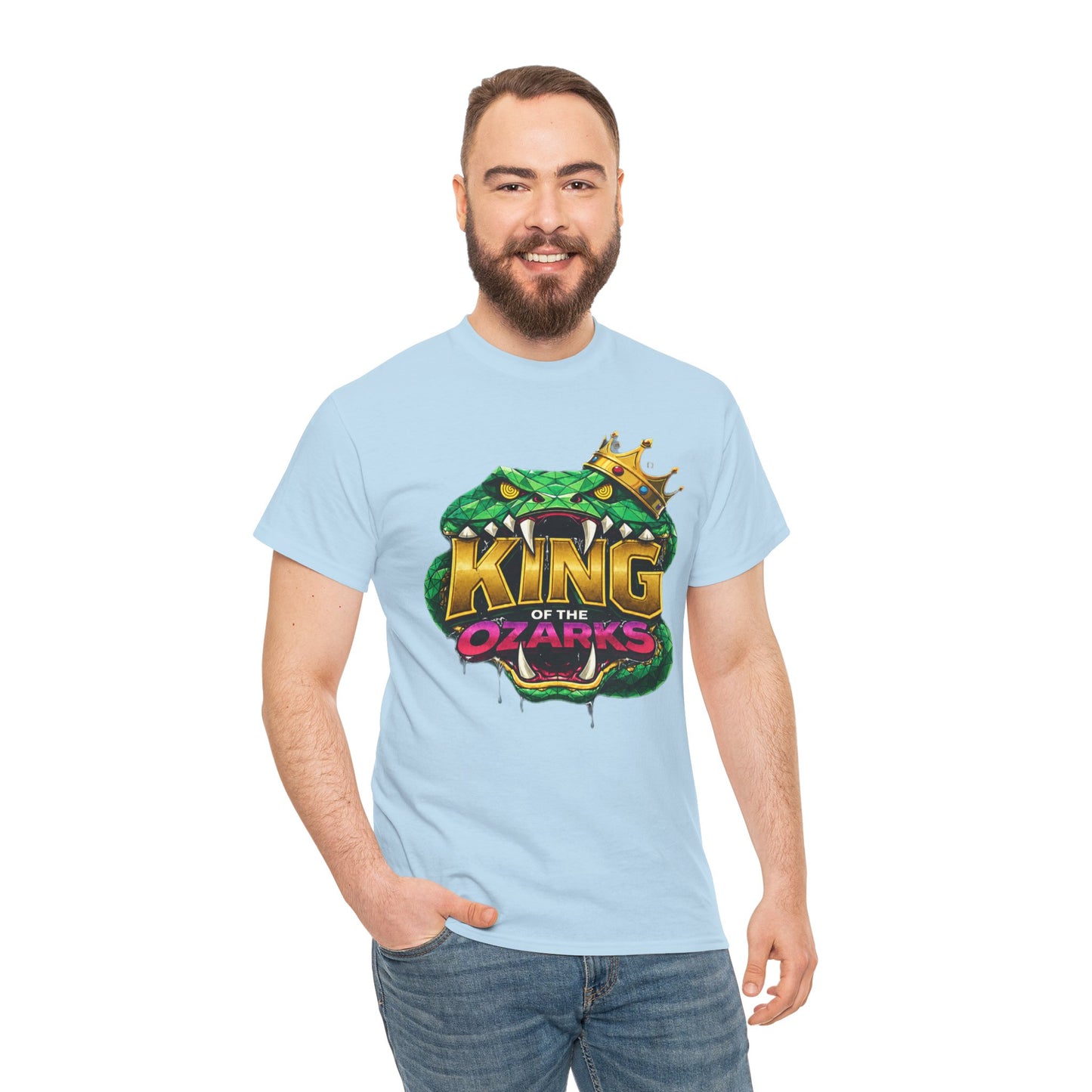 KING OF THE OZARKS Logo T-Shirt — Snake Crown Graphic Tee